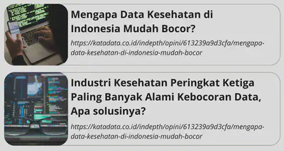 Kebocoran Data Kesehatan di Indonesia